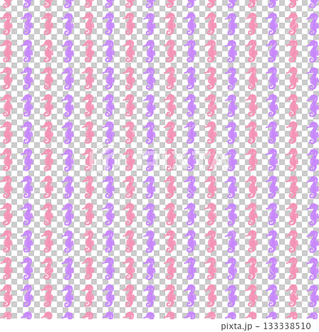 紫桃のタツノオトシゴの背景素材 133338510