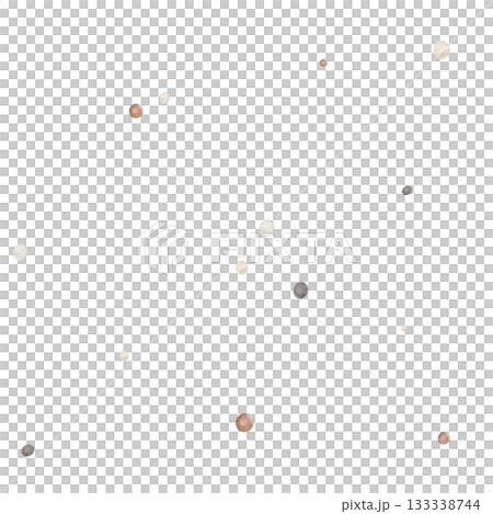 Abstract circles watercolor mute multicolor seamless pattern. Circle hand painted watercolor brush textured polka dots red, grey, beige colors. Design for sale banners, posters and gift wrapping paper 133338744