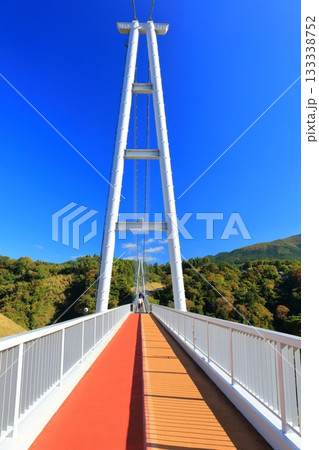 【大分県】快晴の九重夢大吊橋 133338752