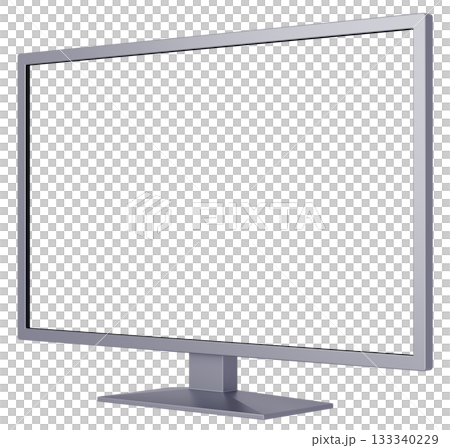 3D材質_電視_銀色 133340229