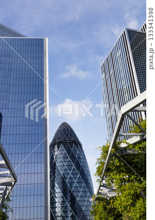 The Gherkin and City of London Skyscrapers The Gherkin and City of London Skyscrapers 133341398