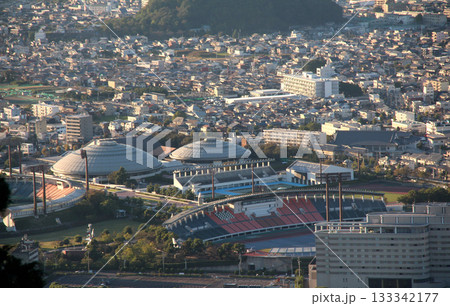 岐阜城から見下ろした岐阜市街地 133342177