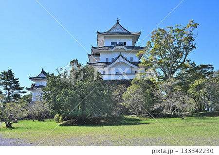 伊賀上野城　天守閣と高石垣 133342230
