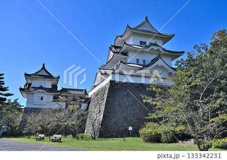 伊賀上野城　天守閣と高石垣 133342231