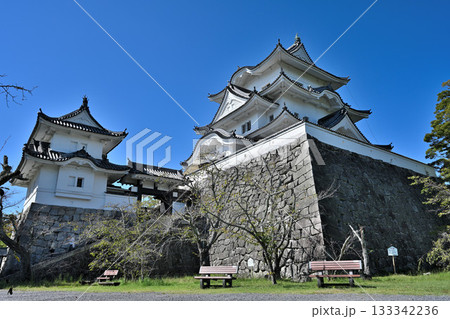 伊賀上野城　天守閣と高石垣 133342236