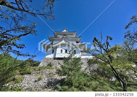 伊賀上野城 天守閣と高石垣 伊賀上野城 天守閣と高石垣 133342256