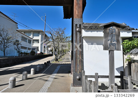 伊賀上野城　天守閣と高石垣 133342269