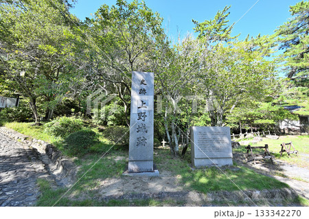 伊賀上野城　天守閣と高石垣 133342270