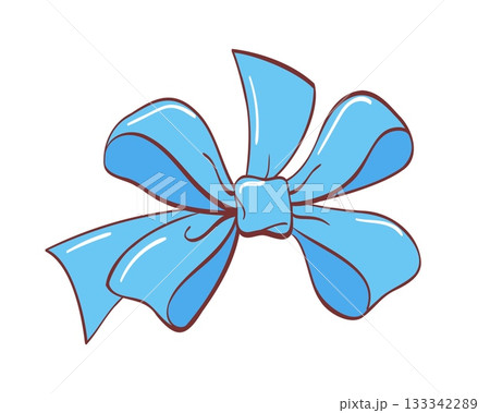 Blue butterfly bow, four loops Blue butterfly bow, four loops 133342289