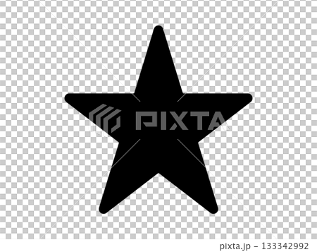 星のアイコン モノトーン 星のアイコン モノトーン 133342992