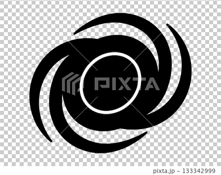 黑洞圖示（單色） 133342999