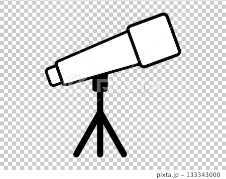 Telescope icon monochrome Telescope icon monochrome 133343000