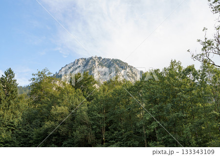 mountain landscape with snow and blue sky 133343109