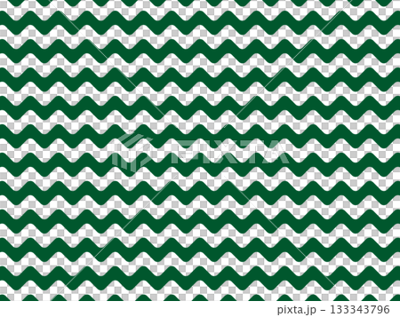 Dark green wave background material 133343796