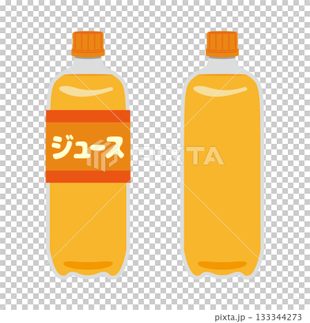 果汁塑膠瓶插圖 133344273