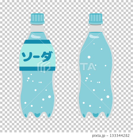 塑膠瓶裝汽水的插圖 133344282