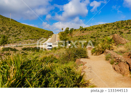 Caravan in Park Cabo de Gata, Spain 133344513
