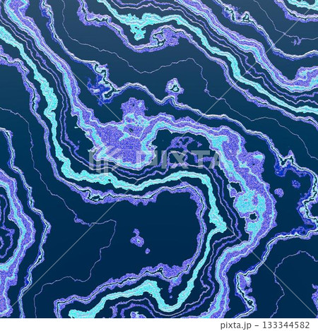 3d rendering. The texture of the sand from the stripes of blue. Summer background. 133344582