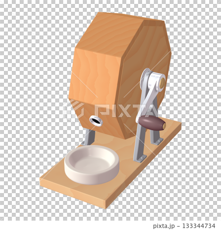 活動及特殊場合插畫素材：Garapon 彩票機（1_2）黃色 133344734