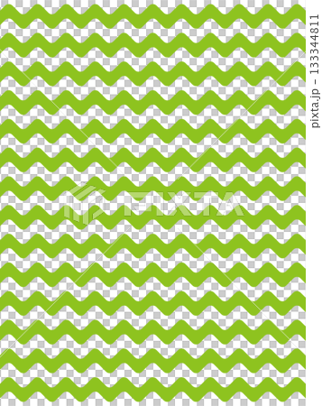 Yellow-green wave background material 133344811