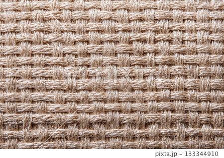 Raw Beige Canvas Rustic Textile Weave Overhead Shot Natural Organic Fabric Texture Photography Raw Beige Canvas Rustic Textile Weave Overhead Shot Natural Organic Fabric Texture Photography 133344910