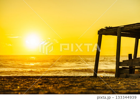 Sunrise over sea 133344939