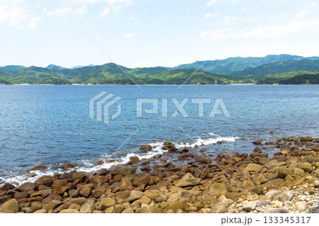 出羽島から見る海陽町方面の景色 133345317