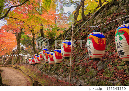 紅葉見頃な談山神社 133345350