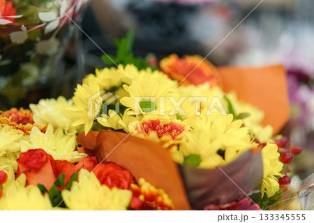 beautiful flowers in vase 133345555
