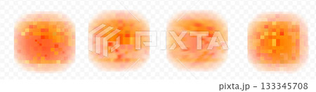 Censorship texture and gray pixel mosaic backgrounds. Checkered patterns hide text, image, or other prohibited privacy content. Vector graphic illustration with censor blur pattern for protection and Censorship texture and gray pixel mosaic backgrounds. Checkered patterns hide text, image, or other prohibited privacy content. Vector graphic illustration with censor blur pattern for protection and 133345708