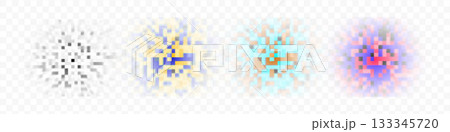 Censorship texture and gray pixel mosaic backgrounds. Checkered patterns hide text, image, or other prohibited privacy content. Vector graphic illustration with censor blur pattern for protection and Censorship texture and gray pixel mosaic backgrounds. Checkered patterns hide text, image, or other prohibited privacy content. Vector graphic illustration with censor blur pattern for protection and 133345720