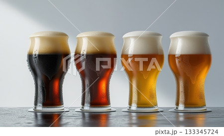 A green recycling symbol sits prominently on crumpled brown paper, emphasizing the importance of sustainability and eco-friendly practices in a visually striking manner. 133345724