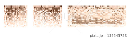Censorship texture and gray pixel mosaic backgrounds. Checkered patterns hide text, image, or other prohibited privacy content. Vector graphic illustration with censor blur pattern for protection and Censorship texture and gray pixel mosaic backgrounds. Checkered patterns hide text, image, or other prohibited privacy content. Vector graphic illustration with censor blur pattern for protection and 133345728