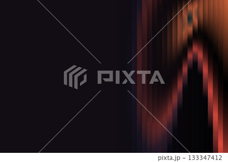 Orange Neon Ribbed Reflection Ripple Fractal Background Orange Neon Ribbed Reflection Ripple Fractal Background 133347412