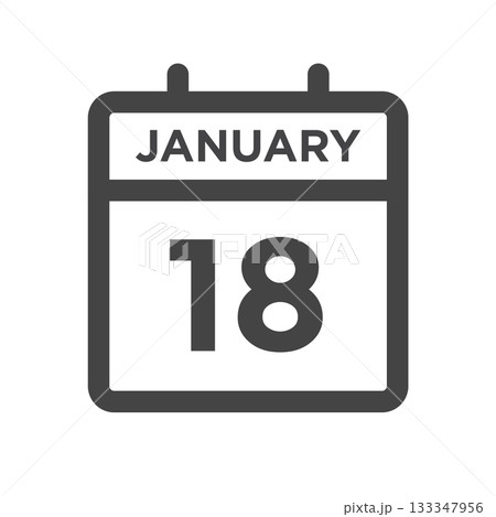 January 18 Calendar Day or Calender Date for Deadlines or Appointment January 18 Calendar Day or Calender Date for Deadlines or Appointment 133347956