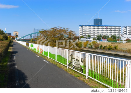 東京都芝川サイクリングロード沿線2025年11月 東京都芝川サイクリングロード沿線2025年11月 133348465