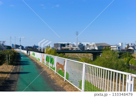 東京都芝川サイクリングロード沿線2025年11月 133348479