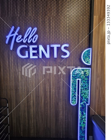 this is the toilet sign in department store in Jakarta this is the toilet sign in department store in Jakarta 133349392