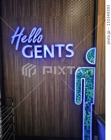this is the toilet sign in department store in Jakarta this is the toilet sign in department store in Jakarta 133349393