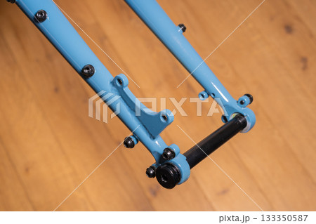 Bicycle Thru Axle Dropout Close-Up 133350587