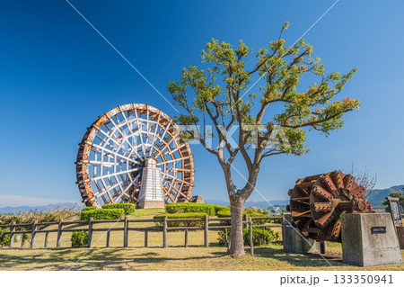 能登川水車　伊庭内湖　滋賀県東近江市 133350941