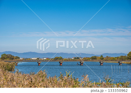 伊庭内湖　大同川　滋賀県東近江市 133350962