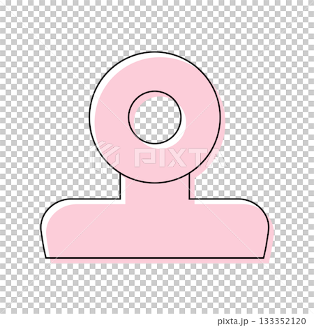 Illustration of a mismatched eyeball clip 133352120