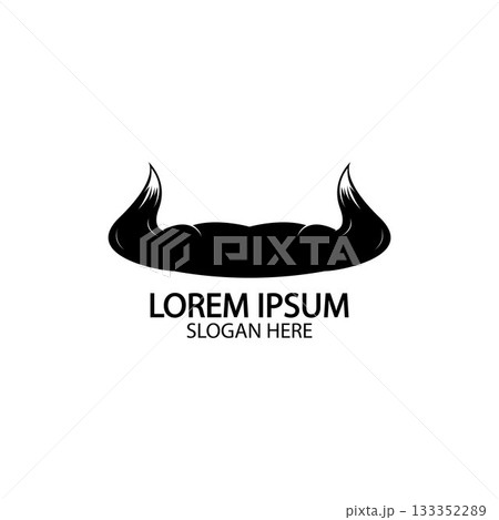 Bull horn logo and symbol template icons app Bull horn logo and symbol template icons app 133352289