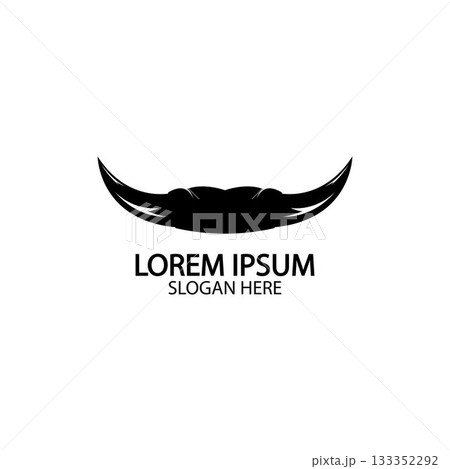 Bull horn logo and symbol template icons app Bull horn logo and symbol template icons app 133352292