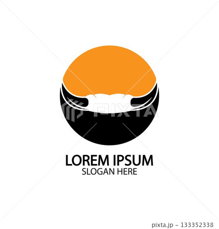 Bull horn logo and symbol template icons app 133352338