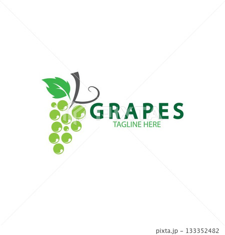 Grapes vector icon illustration design Grapes vector icon illustration design 133352482
