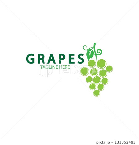Grapes vector icon illustration design 133352483
