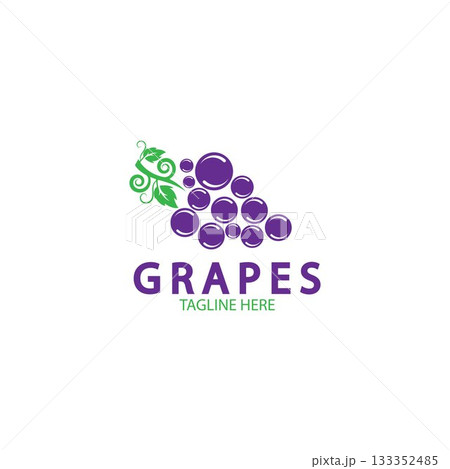 Grapes vector icon illustration design Grapes vector icon illustration design 133352485
