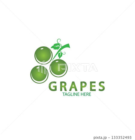 Grapes vector icon illustration design Grapes vector icon illustration design 133352493
